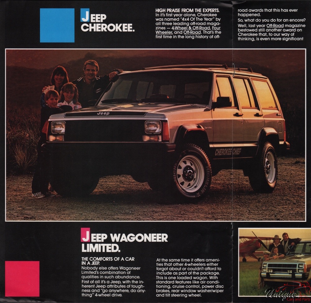 1986 Jeep Brochure Page 3